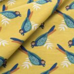 Shirting fabric Parrot yellow