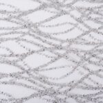 Mesh with silver glitter - Image 3