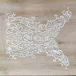 Hand beaded motif lace - Image 2