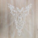 Hand beaded motif lace - Image 2