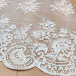 Beaded lace with sequins and cording