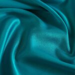 Crepe satin elastic petrol