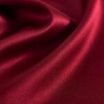 Crepe satin elastic bordeaux