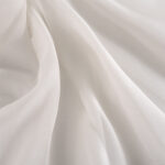 Satin muslin Similar silk off white