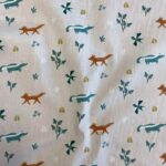 Cotton fabric Fox