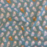 Cotton fabric owl