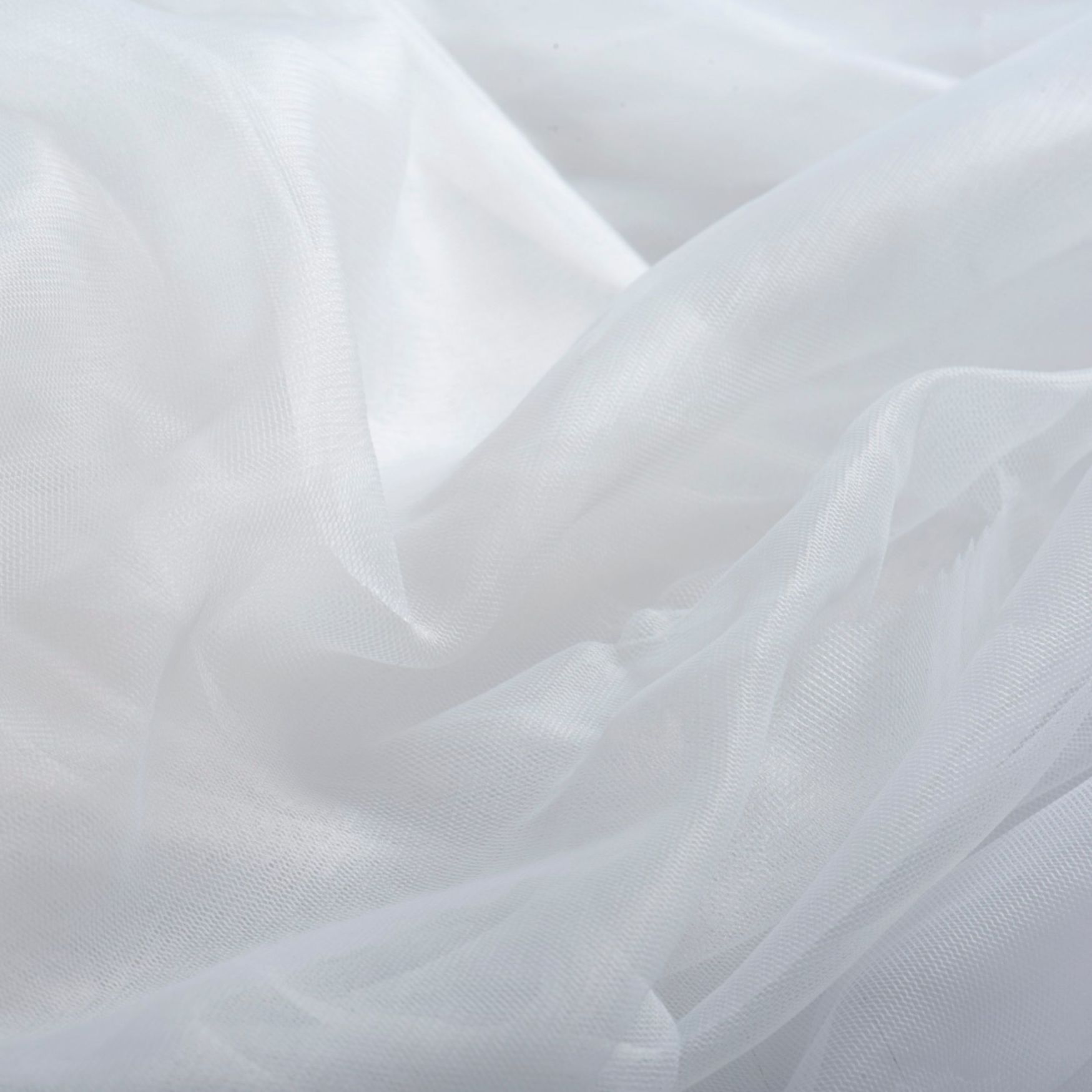 036 Ε Tulle silk touch off white - Image 1