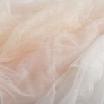 Mesh with glitter off white