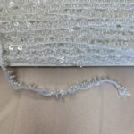 Triming with beads off white