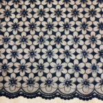 Embroided lace with daizes - Image 4