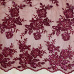 Cording lace bordeaux - Image 2