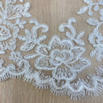 Cording triming without embroidery off white - Image 3