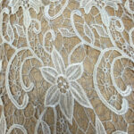 Kipur lace with silver thread