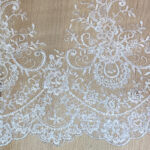 Cording triming embroided white
