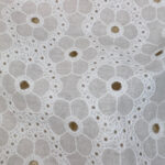 Cotton broderi white - Image 2