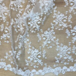 Cotton lace with flowers - Image 5