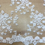 Cotton lace with flowers - Image 3