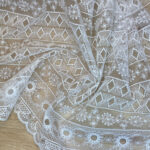 Cotton lace diamonds