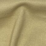 Gabardine sanforised cotton ochre