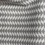 Cotton fabric with sketches grey