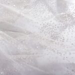 Τούλι χιονάκι με glitter