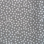 Cotton fabric with sketches grey - Image 2