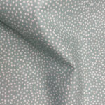 Cotton fabric with sketches mint