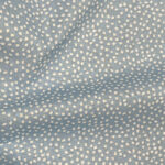 Cotton fabric with sketches ciel - Image 2