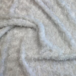 Feaux fur with silver thread