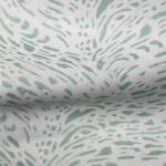 Satin mint with sketches