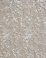 Lace with silver thread