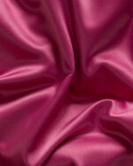 Satin crepe de chine tyoe elastic fouchia