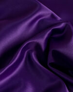 Satin crepe de chine tyoe elastic  purple