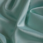 Satin crepe de chine tyoe elastic  mint