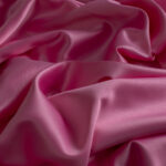 Satin crepe de chine tyoe elastic pink