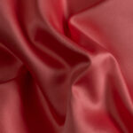 Satin crepe de chine tyoe elastic  coral