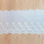 Cotton triming white