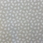 Cotton fabric leaves mocca