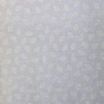 Cotton fabric leaves off white