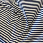 Cotton shirt type fabric with strippes blue