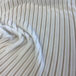 Pleated muslin off white