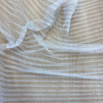 Pleated tulle off white
