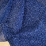 Glitter tulle blue