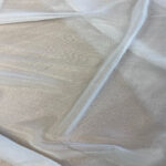 Metallic muslin with lurex white