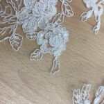 Cording lace with sequins off white - Image 2