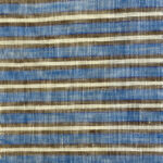 Linen strippes blue