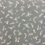 Cotton shirt type fabric mint bs flowers