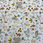 Cotton shirt type fabric koala