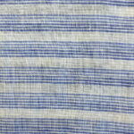 Linen strippes blue