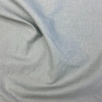 Linen cotton fabric mint-grey